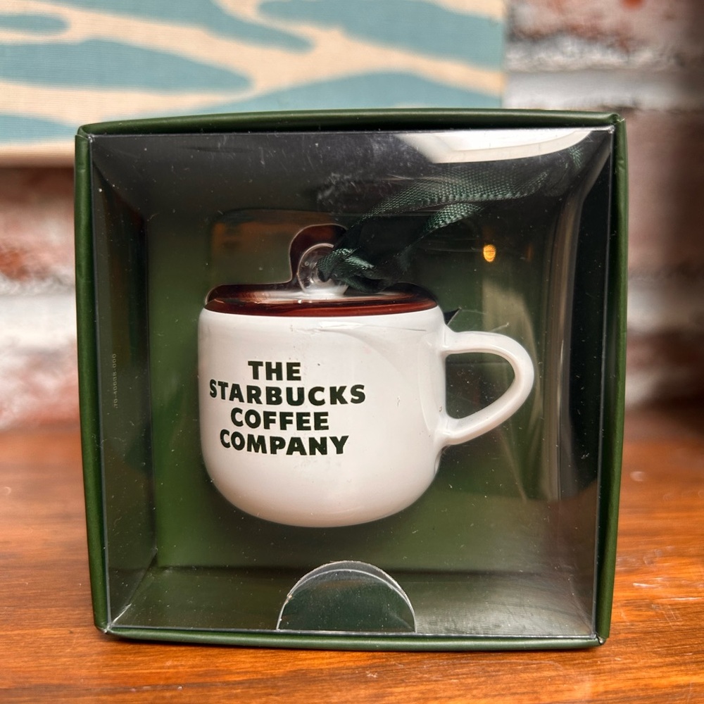 Starbucks latte ornament 2025
